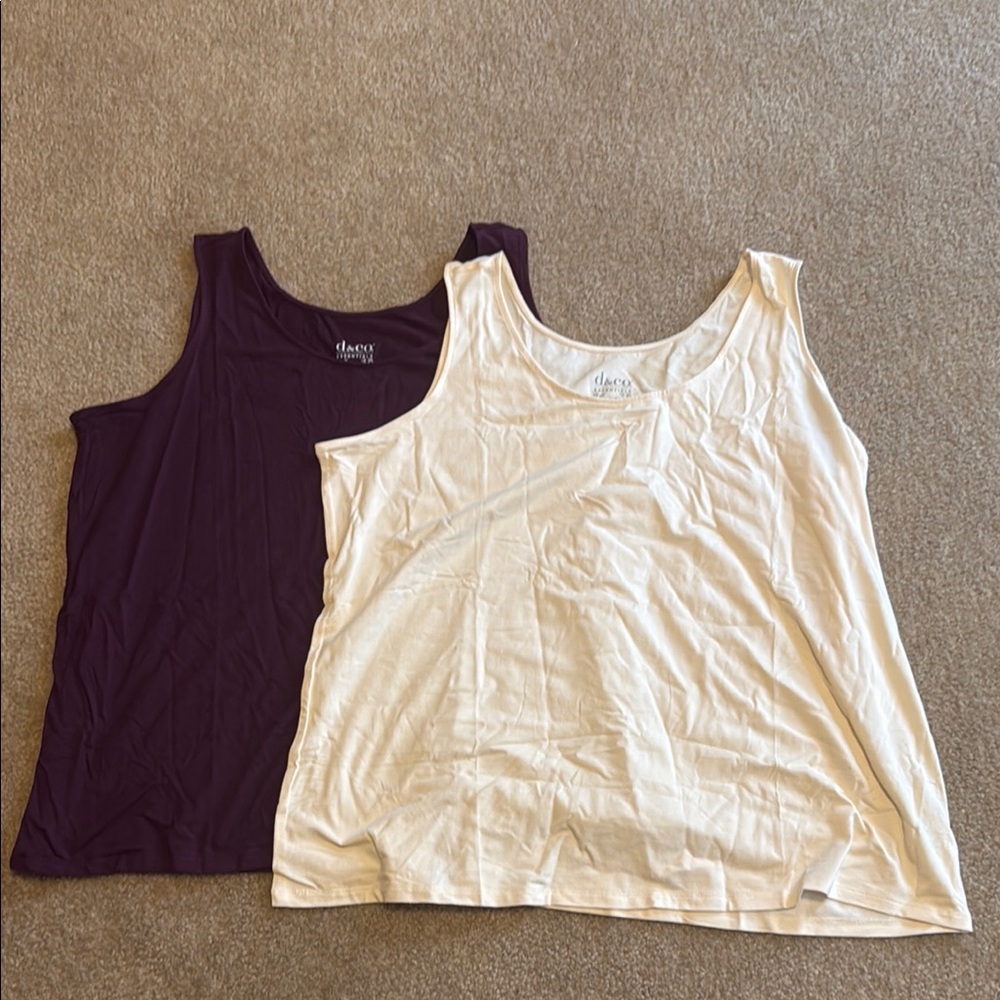 d & co. Essentials Tank Top set Size 2X